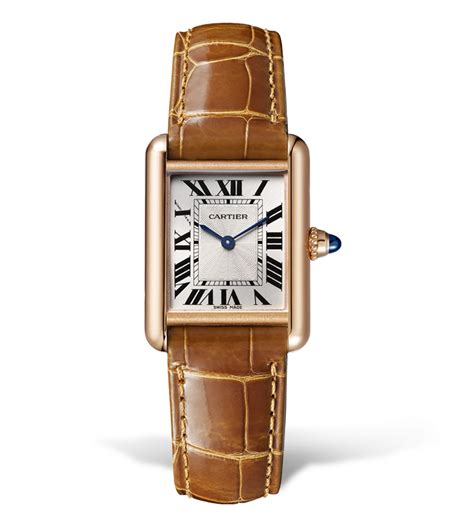 orologio cartier tank louis donna|cartier leather tank watch.